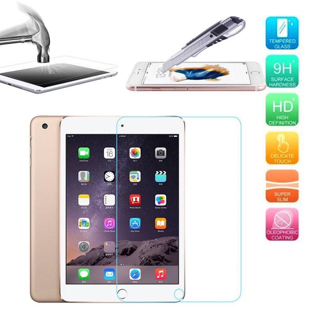 Kính Cường Lực Bảo Vệ Màn Hình Cho ipad mini 1 2 3 4 5 7 8 10.2 pro 9.7 10.5 2 3 4 5 6 air 1 2 3 4 pro 11 12.9