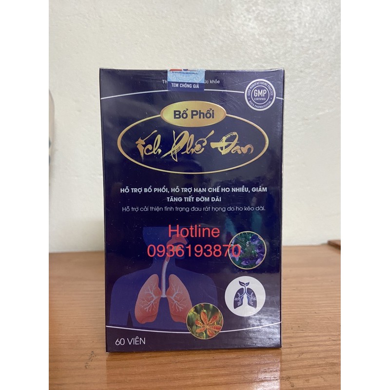 [Mã 66FMCGSALE hoàn 8% xu đơn 500K] BỔ PHỔI ÍCH PHẾ ĐAN - Chính Hãng