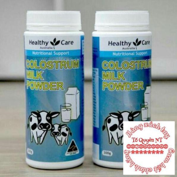 (Đủ bill - Đủ tem Chemist) Sữa Bò Non Úc Colostrum Milk Powder Healthy Care 300g