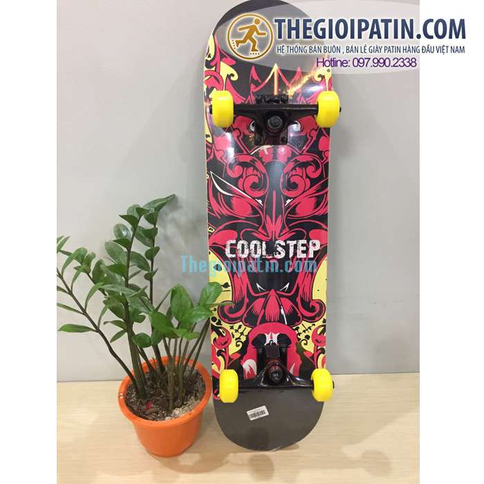 Ván Trượt Người Lớn Cao Cấp - Skate Supereme 1200-14 - Mặt Nhám Chống Trơn, In Hình Phong Cách