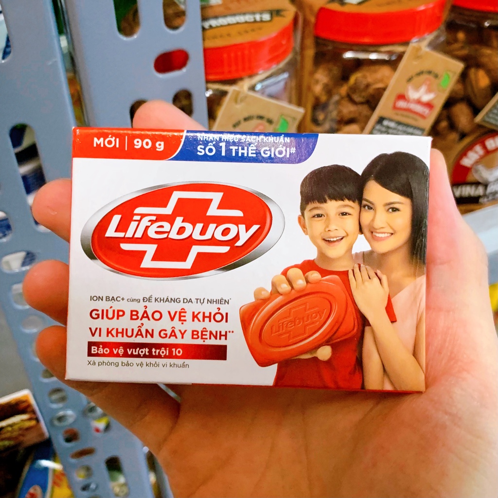 Xà Bông Cục Lifebuoy Bảo Vệ Vượt Trội/ Thiên Nhiên/ Chăm Sóc Da 90g