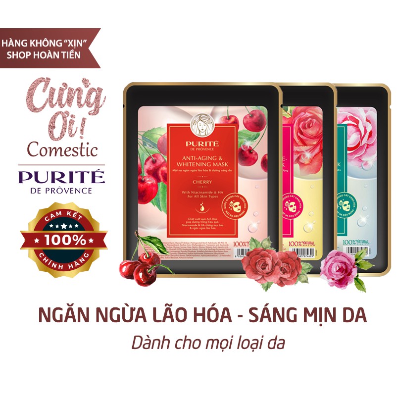 Mặt Nạ Trắng Da Và Ngăn Ngừa Lão Hóa Purite