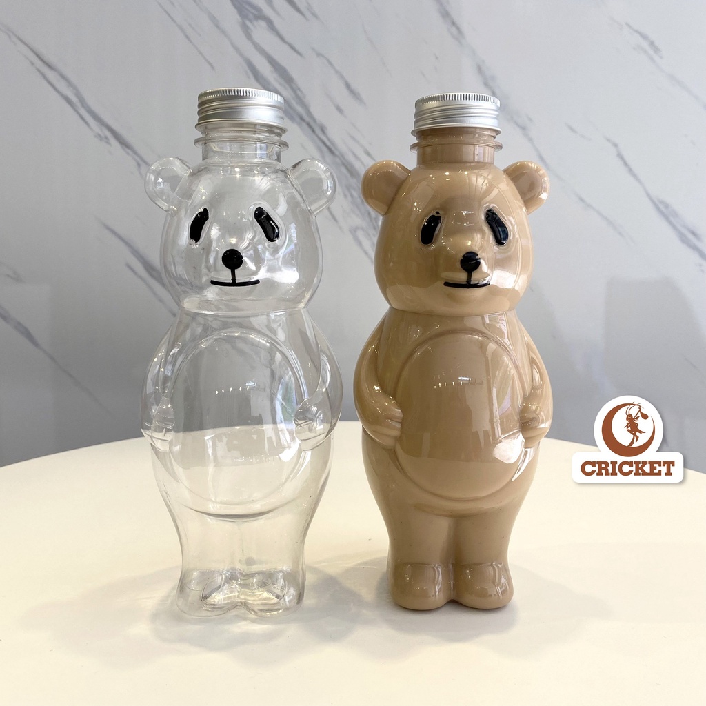 Chai nhựa đựng trà sữa gấu Pooh (700ml) - Phụ kiện trà sữa, Nguyên Liệu Trà Sữa CRICKET