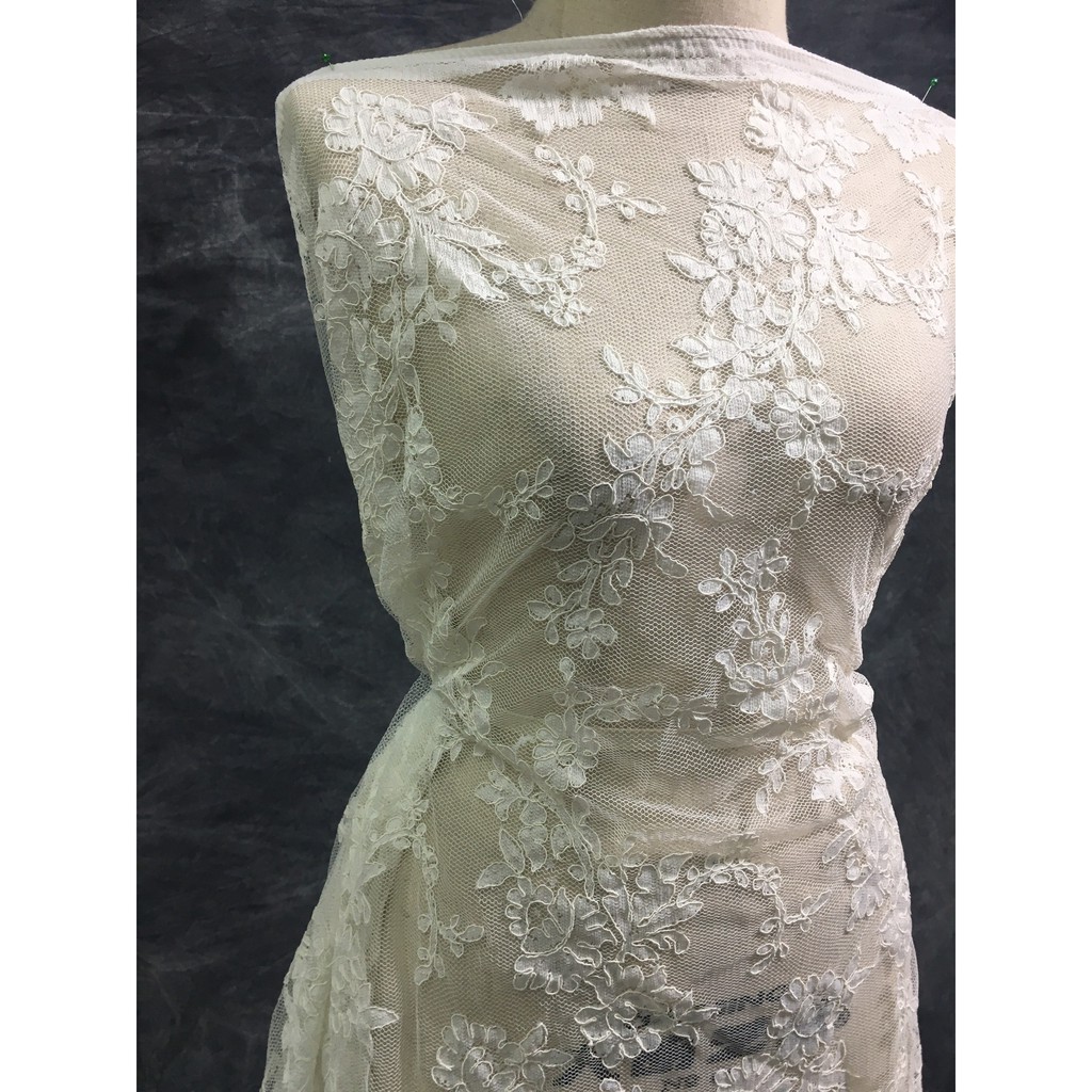 Ren mảng thời trang cao cấp RMGL71205-2 khổ 1,5m dùng may váy đầm thời trang, váy cưới, làm đồ decor trang trí, đồ lót