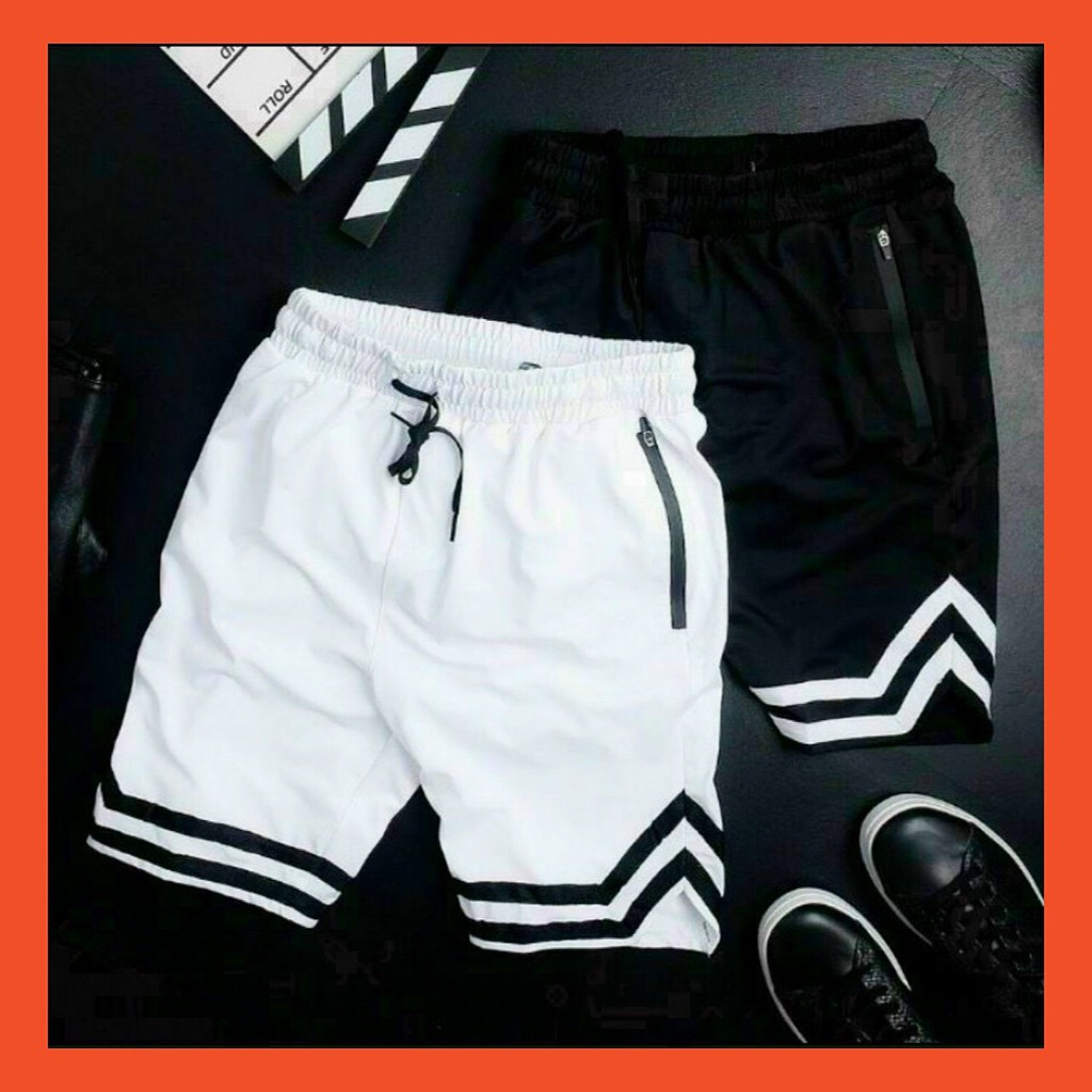 [ Chất Đẹp- Siêu Mát ] Quần sooc line V poli thể thao unisex nam nữ siêu hot 2021