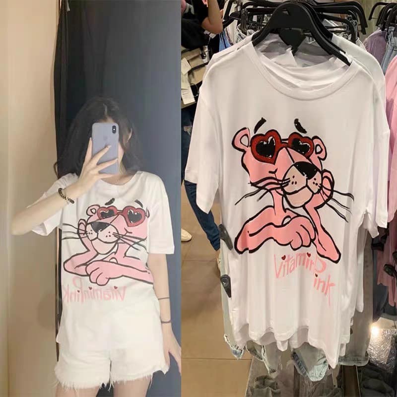 Áo thun Báo Hồng