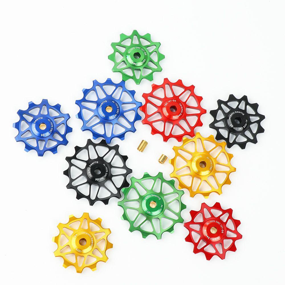 WATTLE Ròng Rọc Hợp Kim Nhôm 12T 14T Chất Lượng Cao Dành Cho Xe Đạp