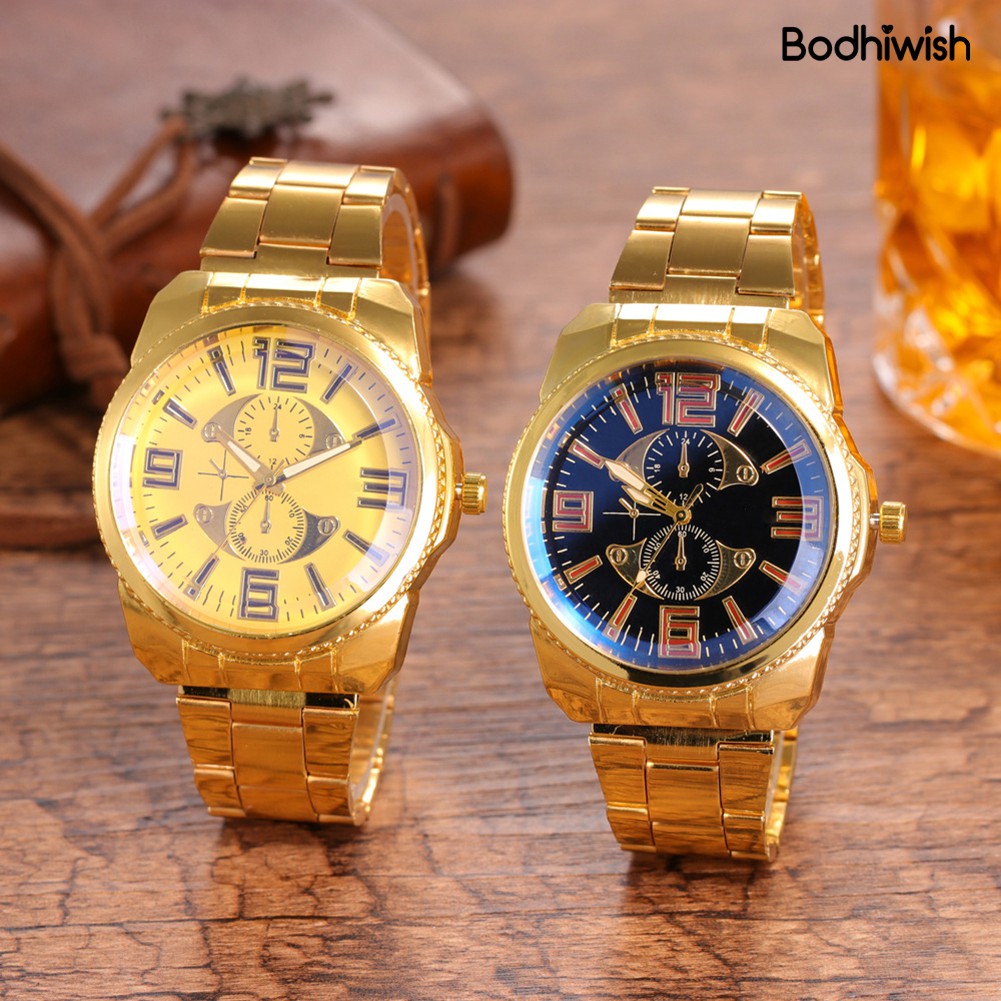 Đồng Hồ Đeo Tay Dây Kim Loại Thời Trang Cho Nam