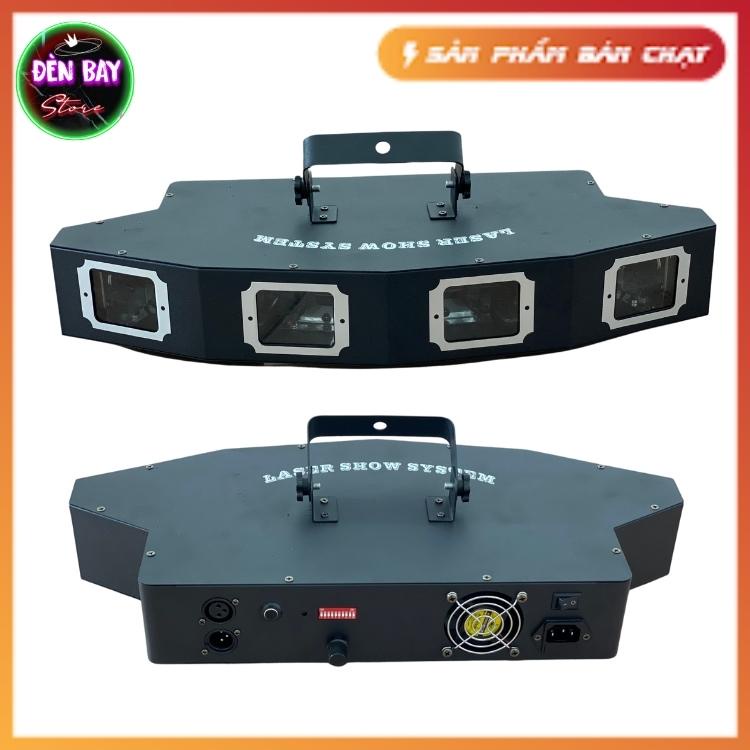 Đèn Laser Quét Tia 4 Cửa 7 Màu Dành Cho Phòng Bay Phòng Karaoke Đèn Sân Khấu