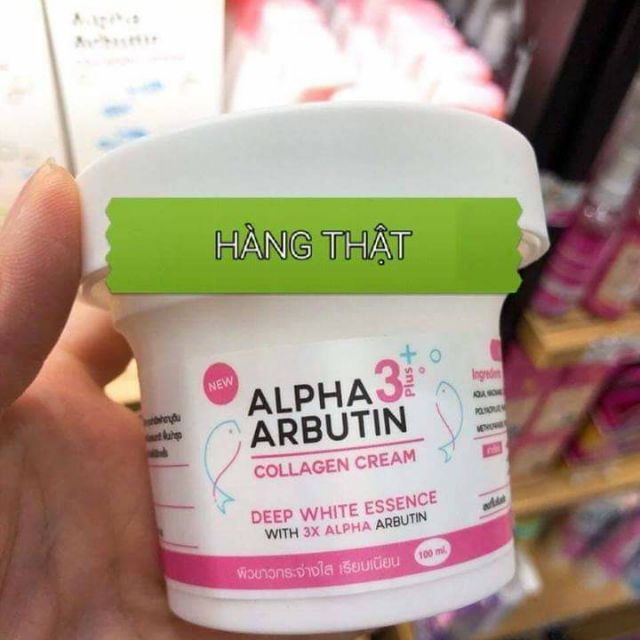 Combo 6 kem kích trắng body ALPHA ARBUTIN thái lan