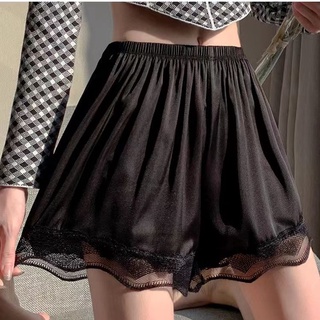 Quần Short An Toàn Mỏng Buộc Dây Không Viền Chống Chói Chống Chói Cho Nữ Mặc Ở Nhà / Ngoài Trời