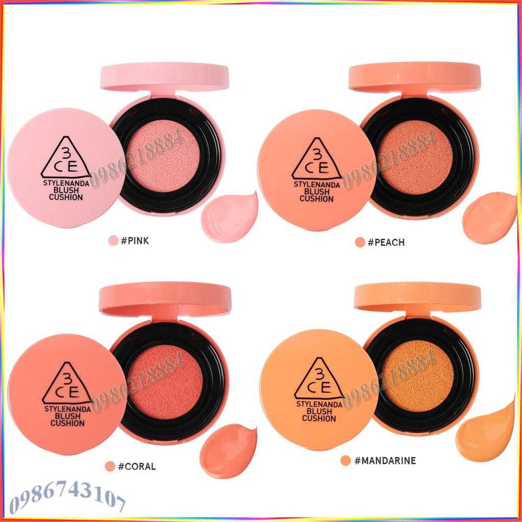 Má hồng nước Cushion 3CE Blush Cushion AC26