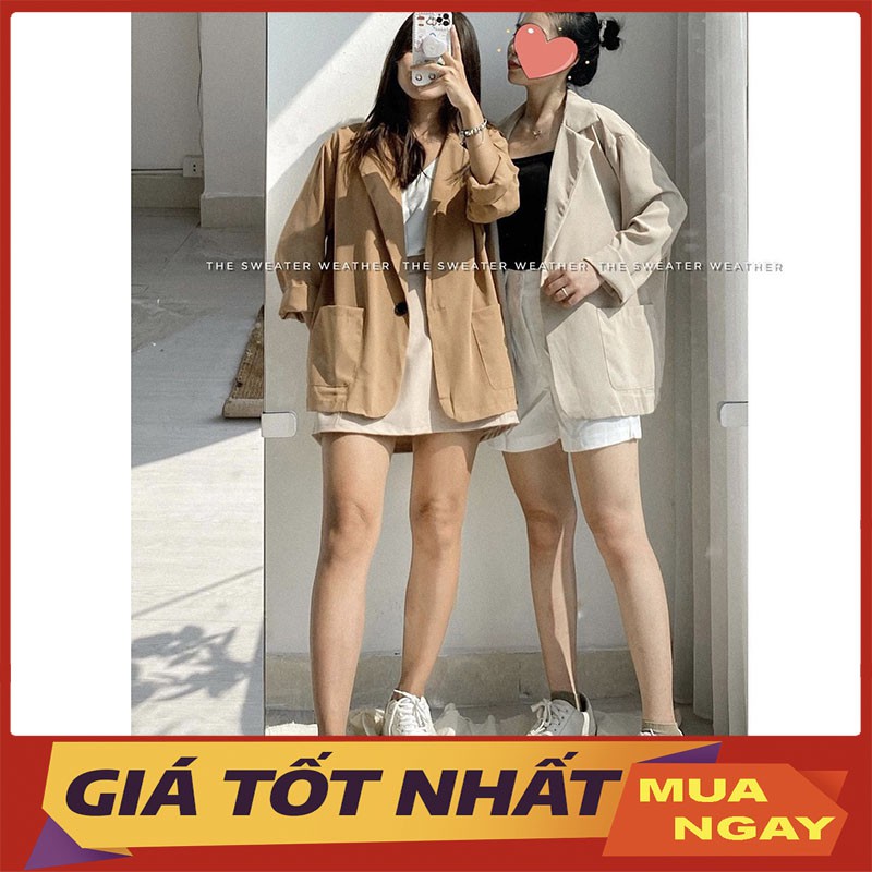 Áo Vest Trơn Voan Mỏng- Áo Blazer Voan Dài Tay M855