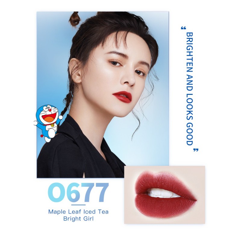 (Hàng Mới Về) Son Kem Lì Colorkey X Doraemon Tông Nhung Lì Chống Nước Lâu Trôi | BigBuy360 - bigbuy360.vn