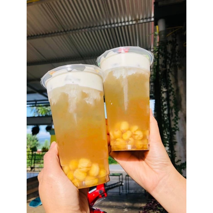 Trà Sen Vàng Macchiato Cao Cấp (20-25 LY) Nấu Tại Nhà - Tặng Kèm Dưỡng Nấu Đơn Giản - Bếp Chè Thái