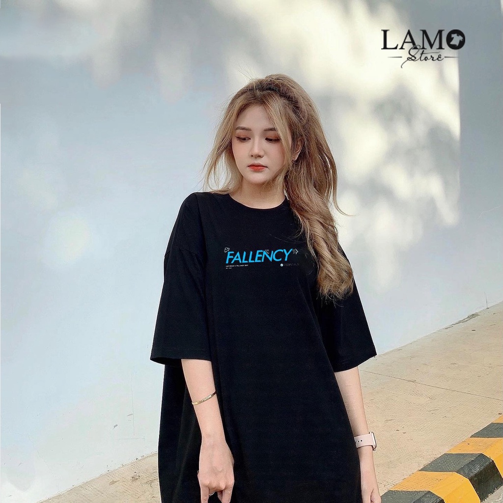 Áo thun Fallency Signature Đen - Lamo store (V27)
