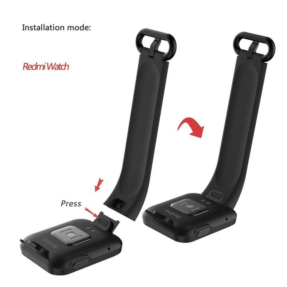 Dây Đeo silicone Phù Hợp Cho Đồng Hồ Thông Minh Xiaomi Redmi Watch 2 Redmi Watch2 Lite Redmi 2