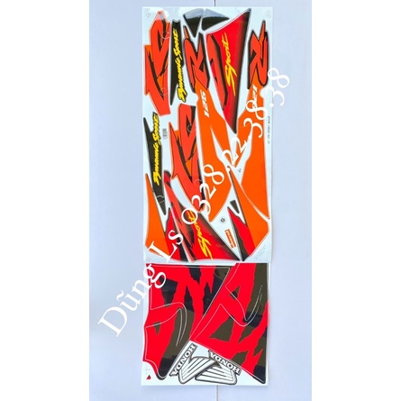 Tem dán xe honda Ls 125, Tem LS 125 đời 2001 Thailand