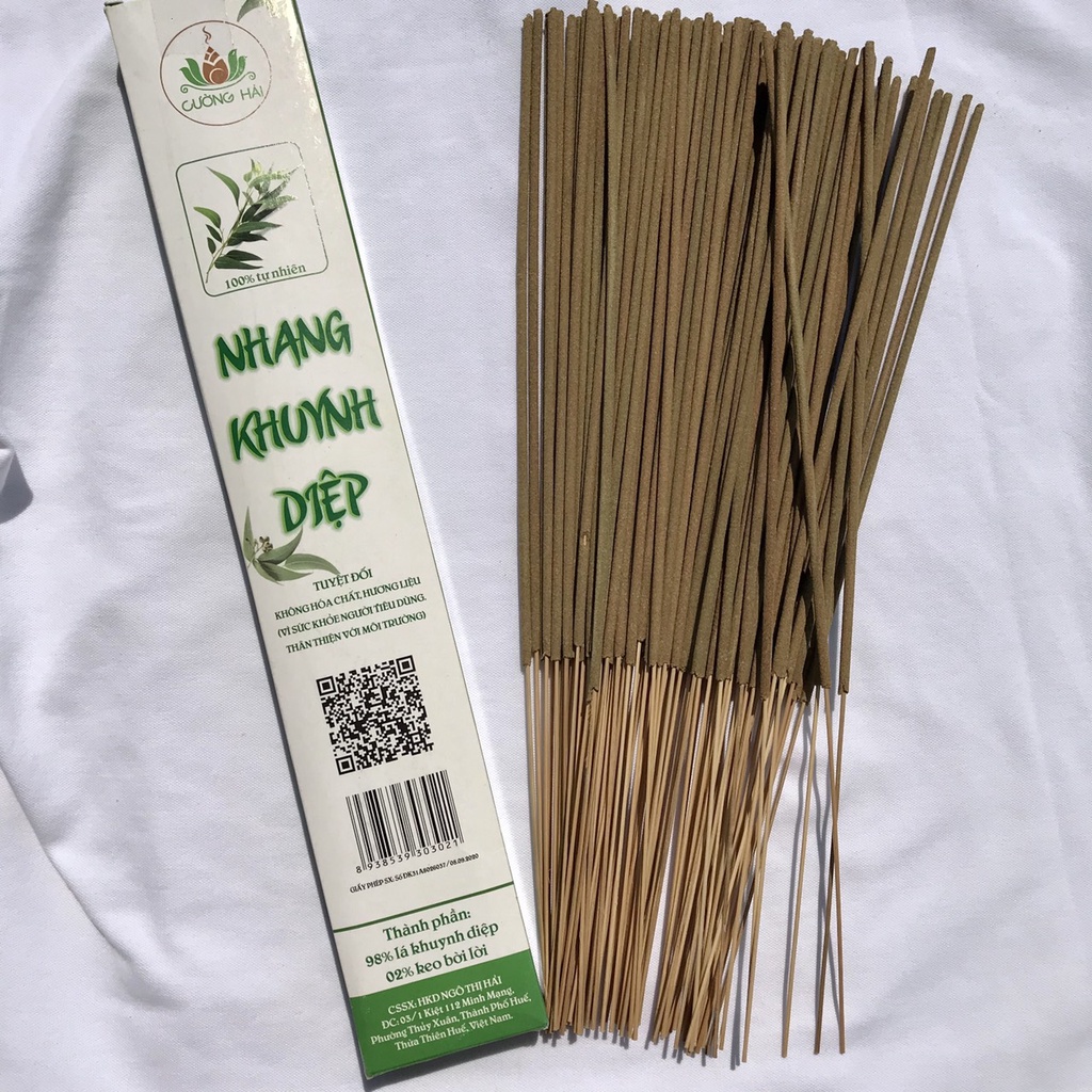 Nhang quế (làm từ vỏ quế) không hóa chất - an toàn, bó 100 que, binnhi