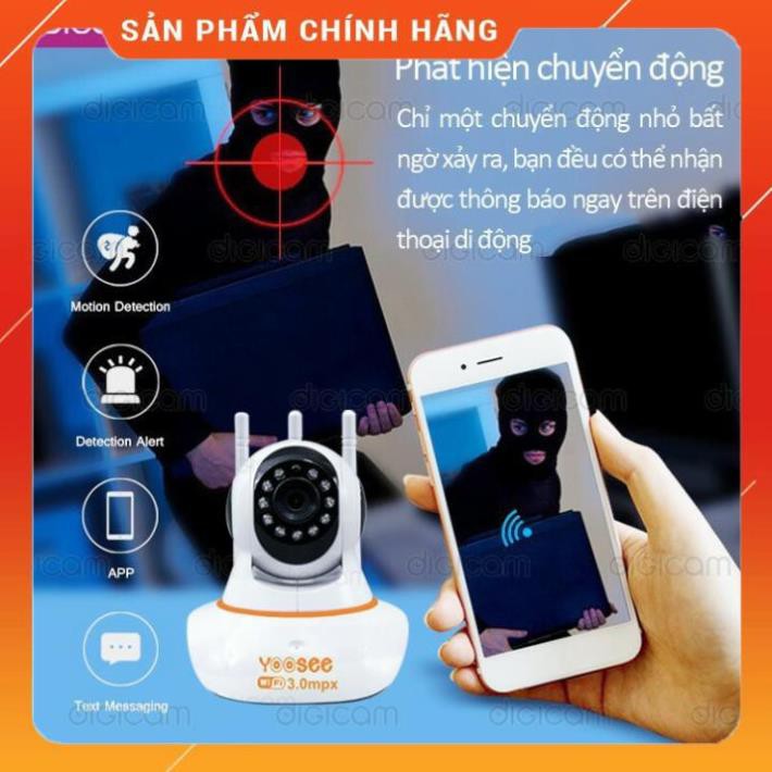 [FREESHIP - Bảo hành 12 tháng] Camera IP YooSee 3.0mpx - Ultra HD 2K Siêu nét | BigBuy360 - bigbuy360.vn