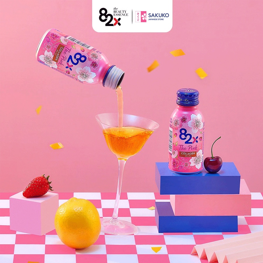 Collagen 82X The Pink Nước Uống Đẹp Da Nội Địa Nhật 1 Chai 100ml - SAKUKO