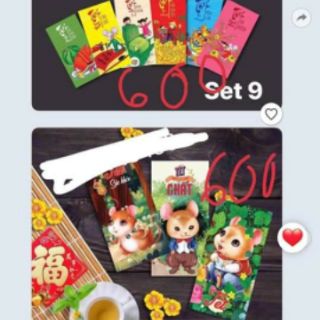Combo 520 bao lixi 2020