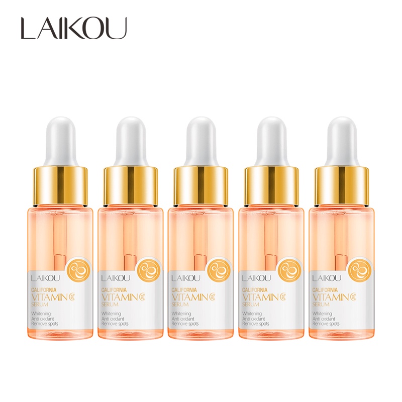 Bộ 5 Serum Vitamin C Làm Sáng Da Dưỡng Ẩm LAIKOU 17ml