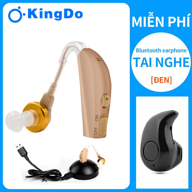 【Tai nghe bluetooth mini miễn phí】Bộ Máy Trợ Thính Mini Gắn Tai Nghe Tiện Lợi