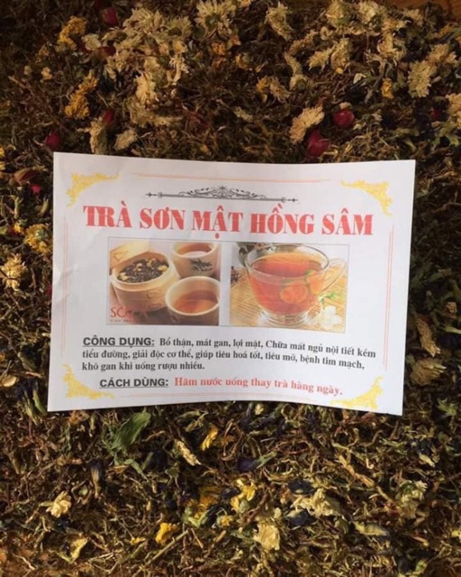 Bán Nhanh - Trà Sơn Mật Hồng Sâm Sa Pa | Loại Đặc Biệt | Gói 500gr