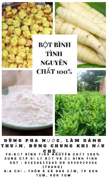 [Sỉ lẻ] Bột Bình Tinh Nguyên Chất 100%