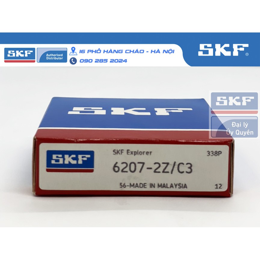 VÒNG BI SKF 6207-2Z/C3 chính hãng