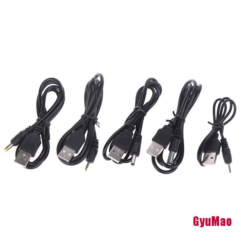 Dây Cáp Nguồn USB Sang DC 5.5mm*2.1/2.5*0.7/3.0*1.0/4.0.7/3.5*1.35 5V