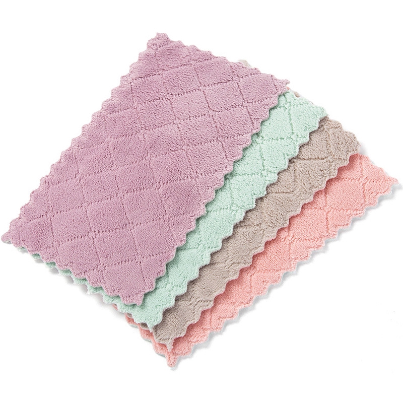 Khăn Lau Chén Dĩa Thấm Hút Tốt Kích Thước 27x16cm