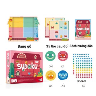 [Đồ chơi giáo dục] Bộ SUDOKU phát triển tư duy logic và khả năng tập trung cho bé