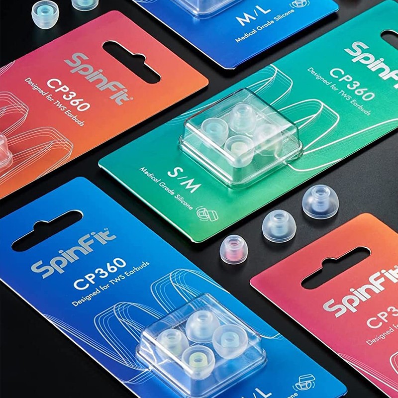 Nút tai nghe không dây Spinfit Cp360 bằng silicone