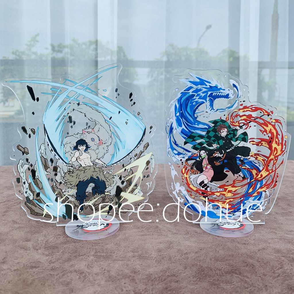 Mô Hình Standee Nhựa Acrylic Trưng Bày Nhân Vật Demon Slayer Kimetsu no Yaiba Thanh Gươm Diệt Quỷ