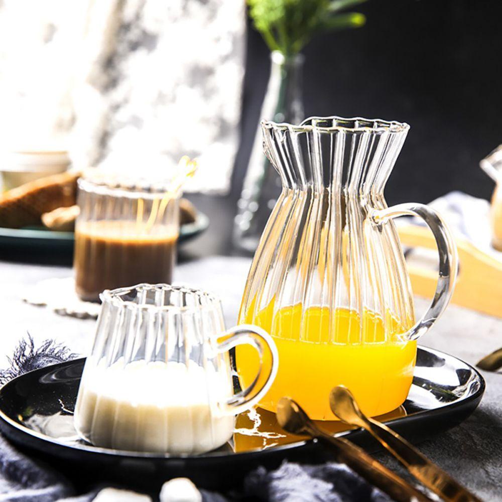 Bình Sữa Thủy Tinh Trong Suốt Cách Nhiệt Thiết Kế Đơn Giản Thời Trang
