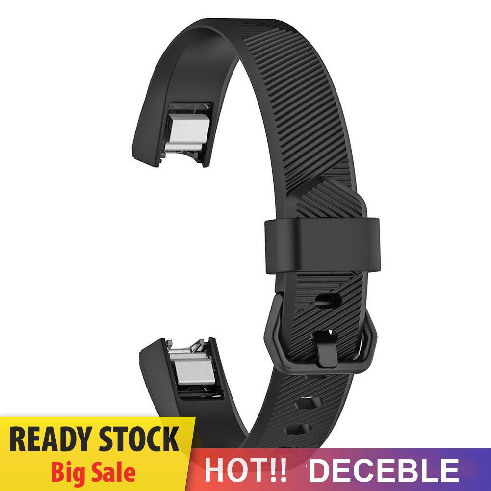 Deceble Silicone Adjustable Watch Band Bracelet Wrist Strap for Fitbit Alta HR S