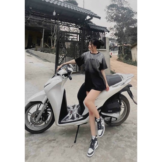 Áo Thun Loang Màu in Chữ G.i.v.e.n.c.h.y Form Rộng Freesize
