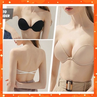 Áo lót không dây, cup ngực chống tụt mặc váy hở vai hàng cao cấp AC077
