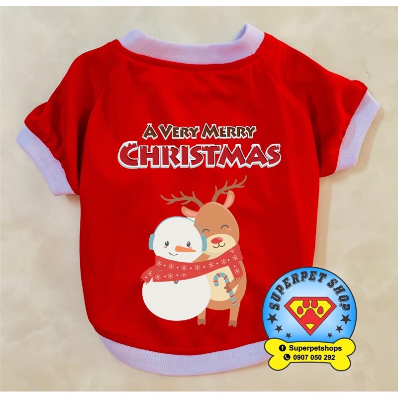 ÁO THÚ CƯNG NOEL NGƯỜI TUYẾT SIÊU XINH GIÁ RẺ