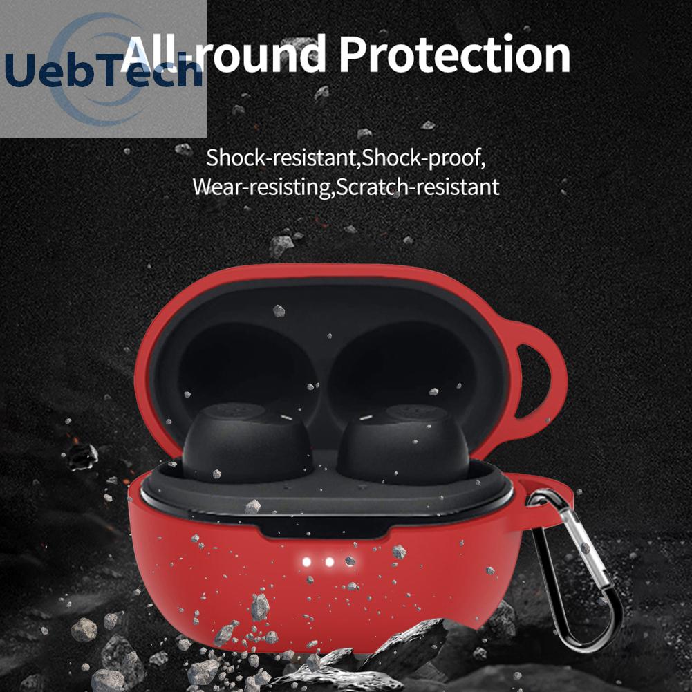 Vỏ silicon Uebtech bảo vệ hộp sạc tai nghe kết nối Bluetooth JBL Tune 115TWS