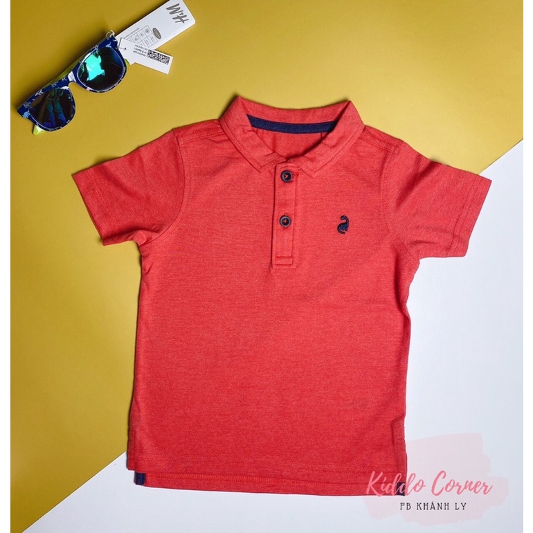 Áo phông có cổ nhãn hiệu George bé trai các màu siêu xinh  , Polo Cam kết Authentics 100%