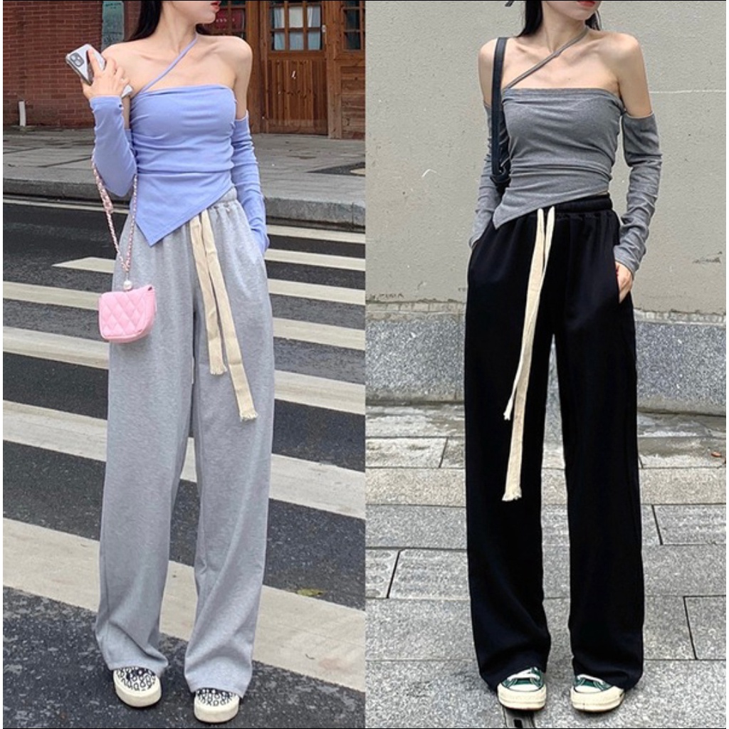 Quần jogger ống rộng Nam Nữ thun da cá bigsize 40-100kg mới nhất