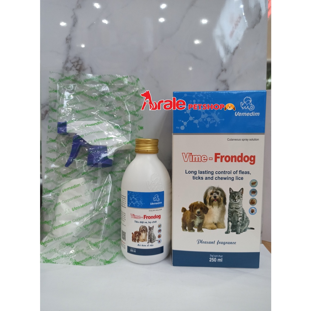 XỊT DIỆT VE BỌ CHÉT VIME- FRONDOG - 250ML
