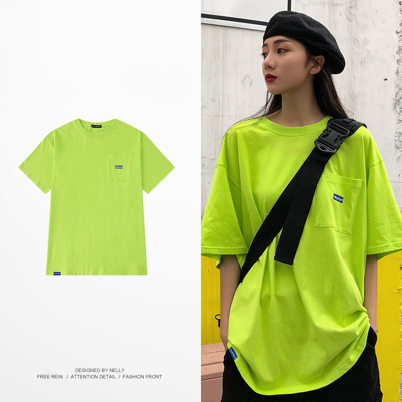 [NY0001] Áo thun nữ dài ngắn tay form rộng neon (NELLY)