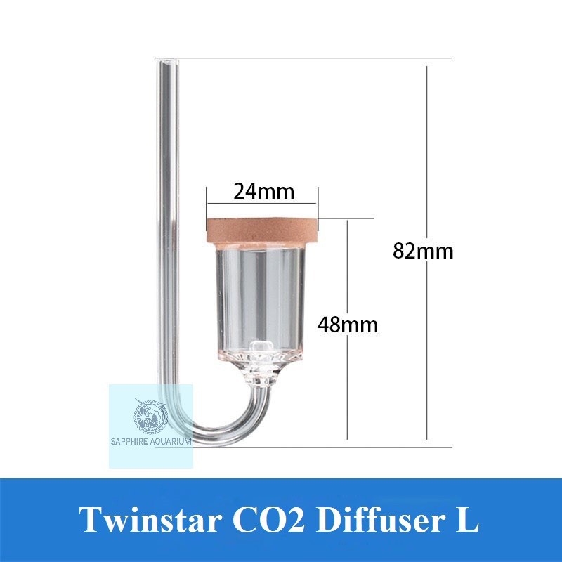 Sủi CO2 thủy sinh Twinstar CO2 Diffuser