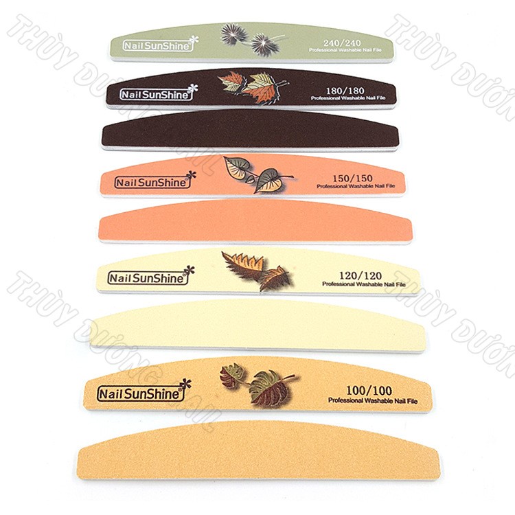 Dũa móng dạng thanh SunShine hình lược, 2 mặt nhám - 5 độ nhám lựa chọn