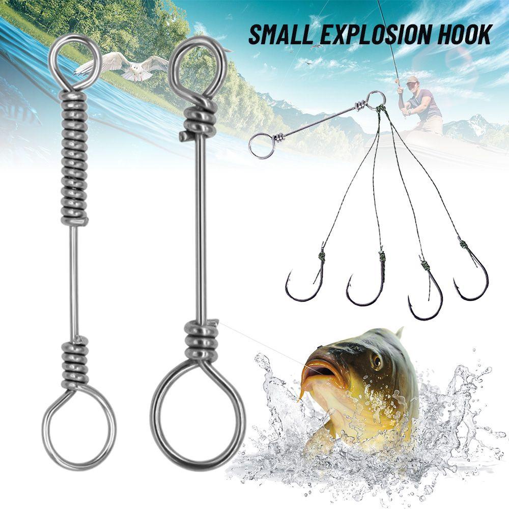 Bộ 2 Mồi Câu Cá Nhỏ Dạng Lò Xo Chất Lượng Cao
