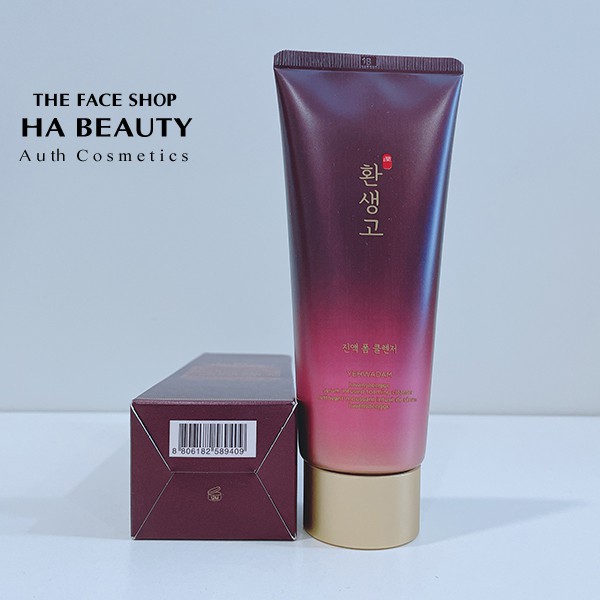 [THE FACE SHOP_Auth] Sữa rửa mặt Chống lão hóa săn chắc da YEHWADAM HWANSAENGGO serum foaming cleanser 150ml TFSN20